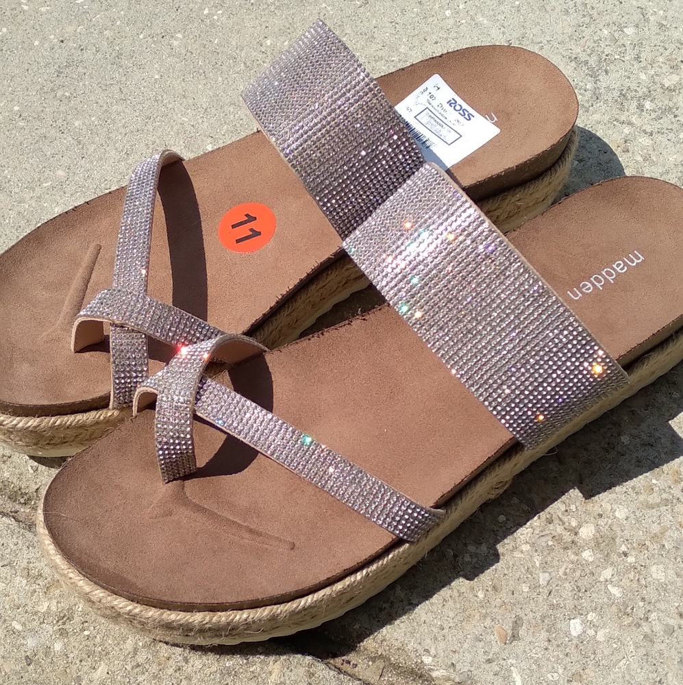 Madden girl platform size 11 Rhinestones